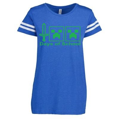 Happy 100 Days Of School Tee, School Day Enza Ladies Jersey Football T-Shirt