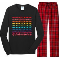 Hearts 100 Days Of School And Still Loving It Long Sleeve Pajama Set