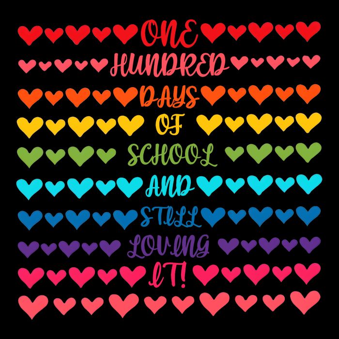 Hearts 100 Days Of School And Still Loving It 16 in Basic Backpack