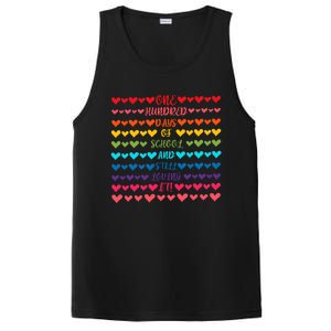 Hearts 100 Days Of School And Still Loving It PosiCharge Competitor Tank