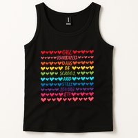 Hearts 100 Days Of School And Still Loving It Tank Top