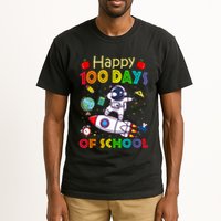 Happy 100 Days Of School Astronaut Outer Space Kids Child Tall T-Shirt