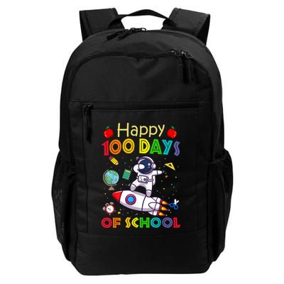 Happy 100 Days Of School Astronaut Outer Space Kids Child Backpack