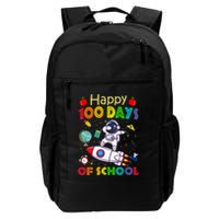 Happy 100 Days Of School Astronaut Outer Space Kids Child Backpack
