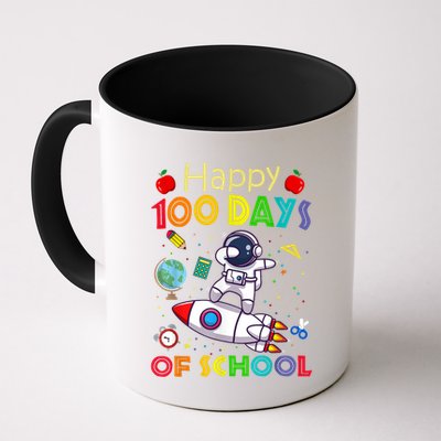 Happy 100 Days Of School Astronaut Outer Space Kids Child Mug