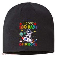Happy 100 Days Of School Astronaut Outer Space Kids Child Sustainable Beanie