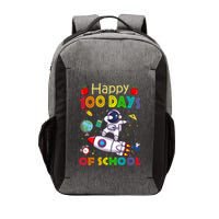 Happy 100 Days Of School Astronaut Outer Space Kids Child Vector Backpack