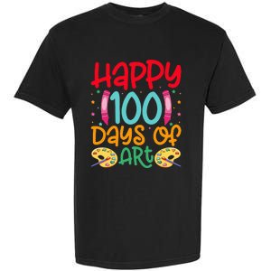 Happy 100 Days Of Art School Teachers Garment-Dyed Heavyweight T-Shirt