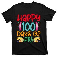 Happy 100 Days Of Art School Teachers T-Shirt