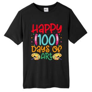 Happy 100 Days Of Art School Teachers Tall Fusion ChromaSoft Performance T-Shirt