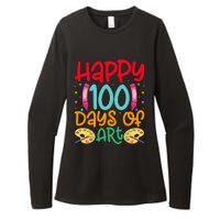 Happy 100 Days Of Art School Teachers Womens CVC Long Sleeve Shirt