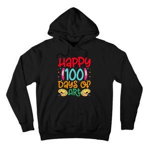 Happy 100 Days Of Art School Teachers Tall Hoodie