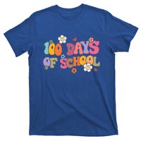 Happy 100 Days Of School 100 Days Smarter Brighter Groovy Gift T-Shirt