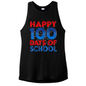 Happy 100 Days Of School Celebrating A Milestone Ladies PosiCharge Tri-Blend Wicking Tank