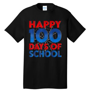 Happy 100 Days Of School Celebrating A Milestone Tall T-Shirt