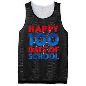 Happy 100 Days Of School Celebrating A Milestone Mesh Reversible Basketball Jersey Tank