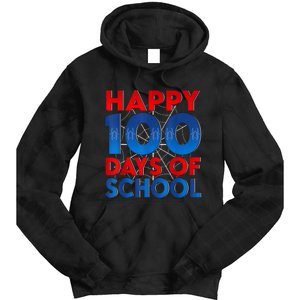 Happy 100 Days Of School Celebrating A Milestone Tie Dye Hoodie