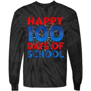 Happy 100 Days Of School Celebrating A Milestone Tie-Dye Long Sleeve Shirt