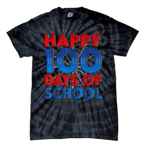 Happy 100 Days Of School Celebrating A Milestone Tie-Dye T-Shirt