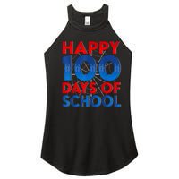 Happy 100 Days Of School Celebrating A Milestone Women's Perfect Tri Rocker Tank