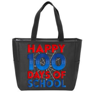 Happy 100 Days Of School Celebrating A Milestone Zip Tote Bag