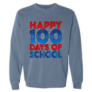 Happy 100 Days Of School Celebrating A Milestone Garment-Dyed Sweatshirt