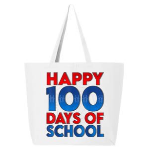 Happy 100 Days Of School Celebrating A Milestone 25L Jumbo Tote