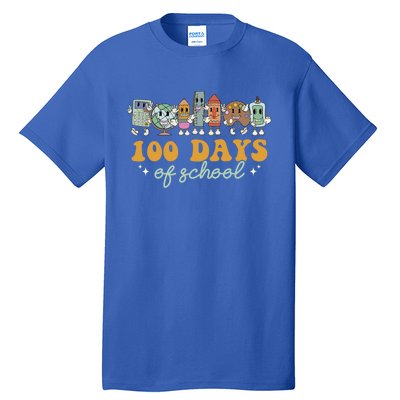 Happy 100 Days Of School 100 Days Smarter Pencil Gift Tall T-Shirt