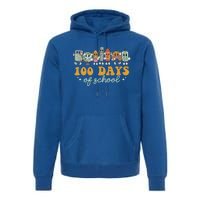 Happy 100 Days Of School 100 Days Smarter Pencil Gift Premium Hoodie