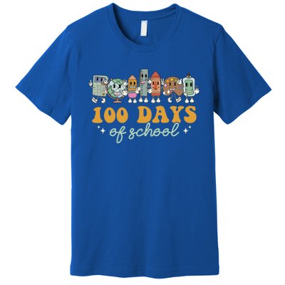 Happy 100 Days Of School 100 Days Smarter Pencil Gift Premium T-Shirt