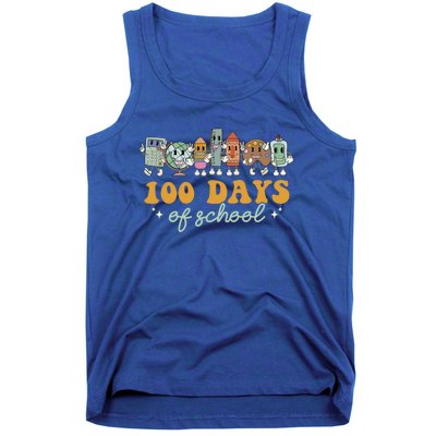 Happy 100 Days Of School 100 Days Smarter Pencil Gift Tank Top