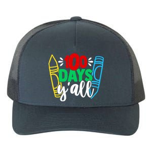 Happy 100 Days Of School 100 Days Y'all Smarter Brighter Gift Yupoong Adult 5-Panel Trucker Hat