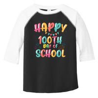 Happy 100th Day Of School 2024 Toddler Fine Jersey T-Shirt