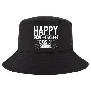 Happy 100 Days Of School 100th Day Of School Math Equation Gift Cool Comfort Performance Bucket Hat