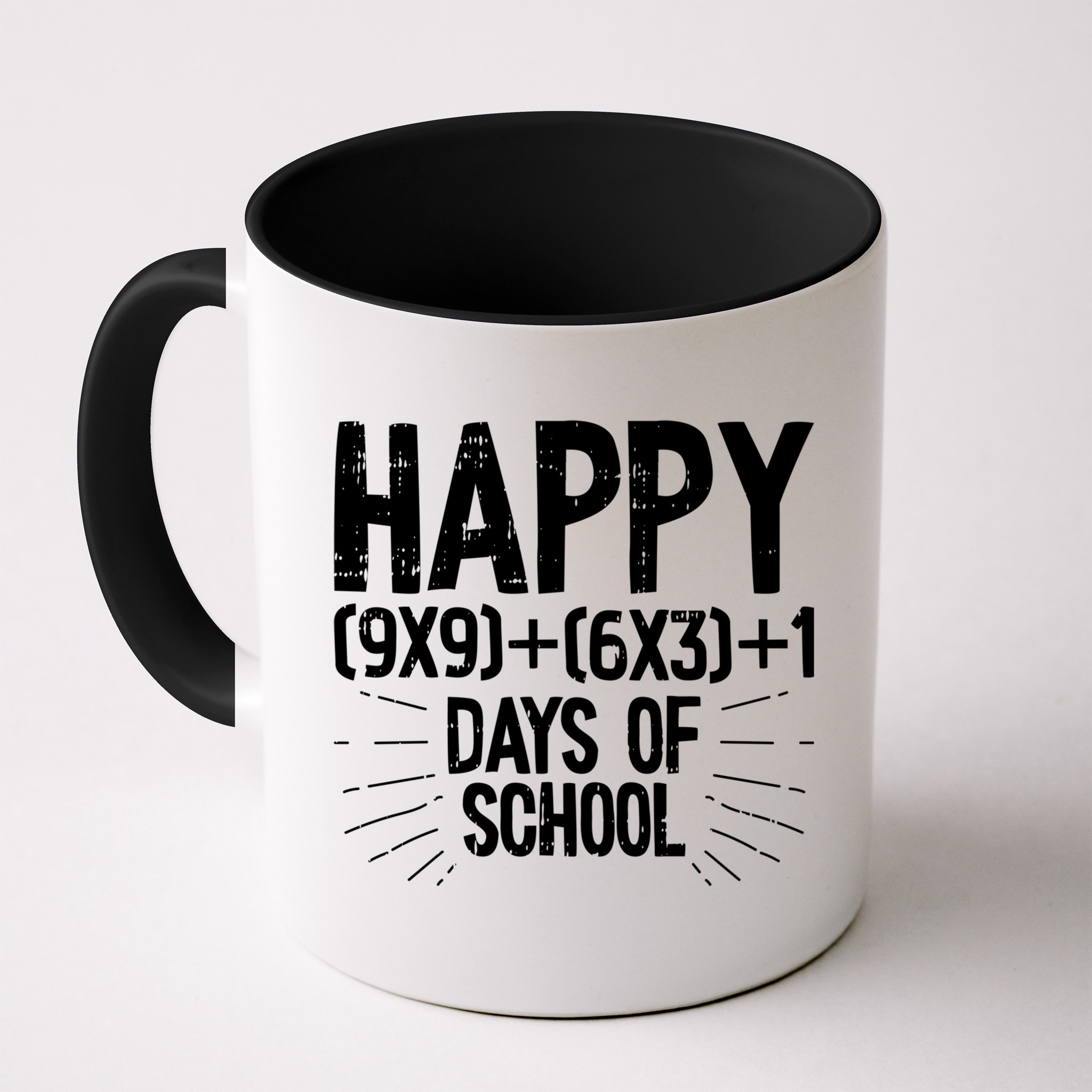 Happy 100 Days Of School 100th Day Of School Math Equation Gift Mug