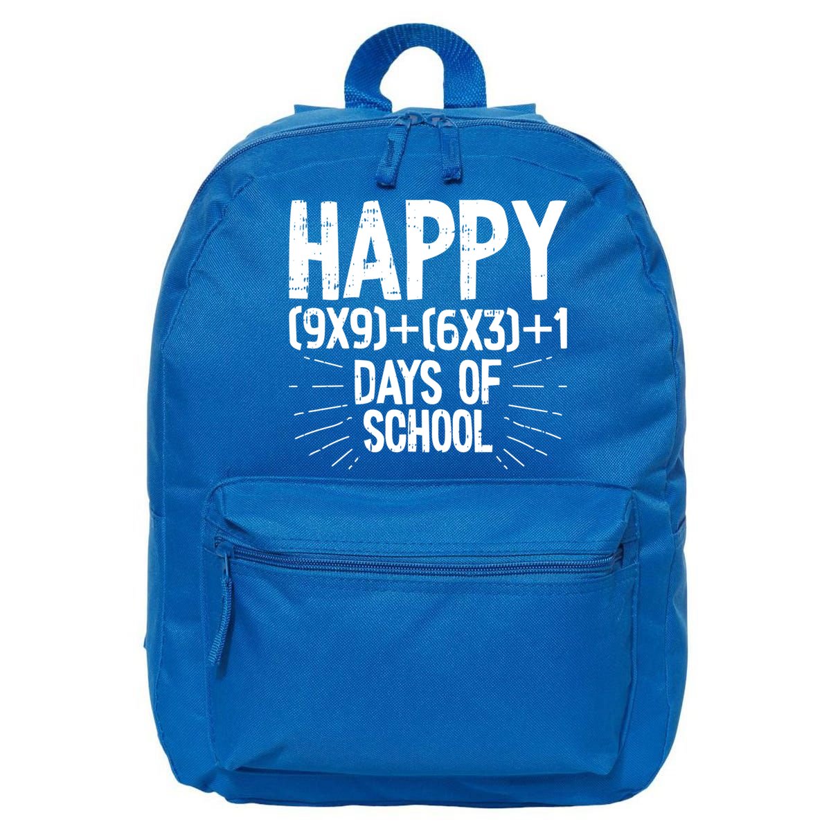 Happy 100 Days Of School 100th Day Of School Math Equation Gift 16 in Basic Backpack