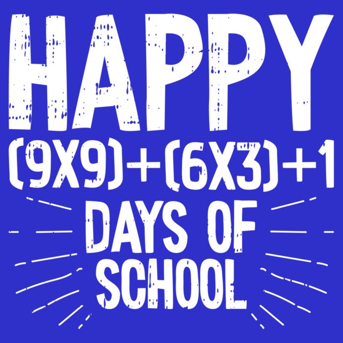 Happy 100 Days Of School 100th Day Of School Math Equation Gift 16 in Basic Backpack