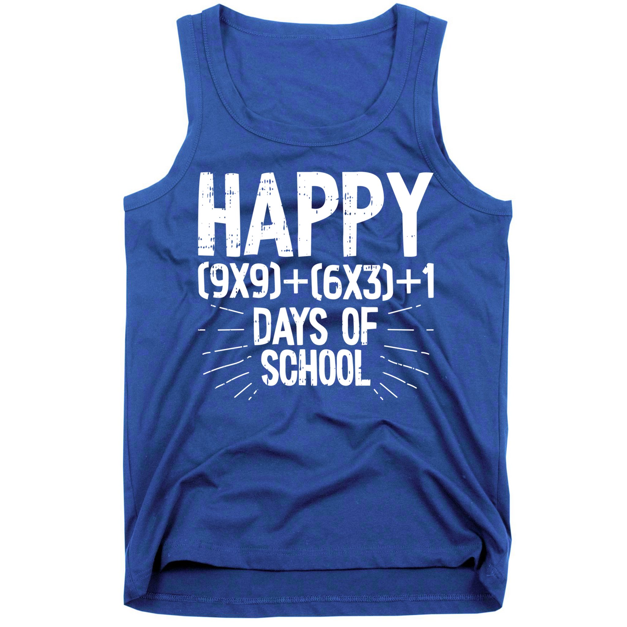 Happy 100 Days Of School 100th Day Of School Math Equation Gift Tank Top