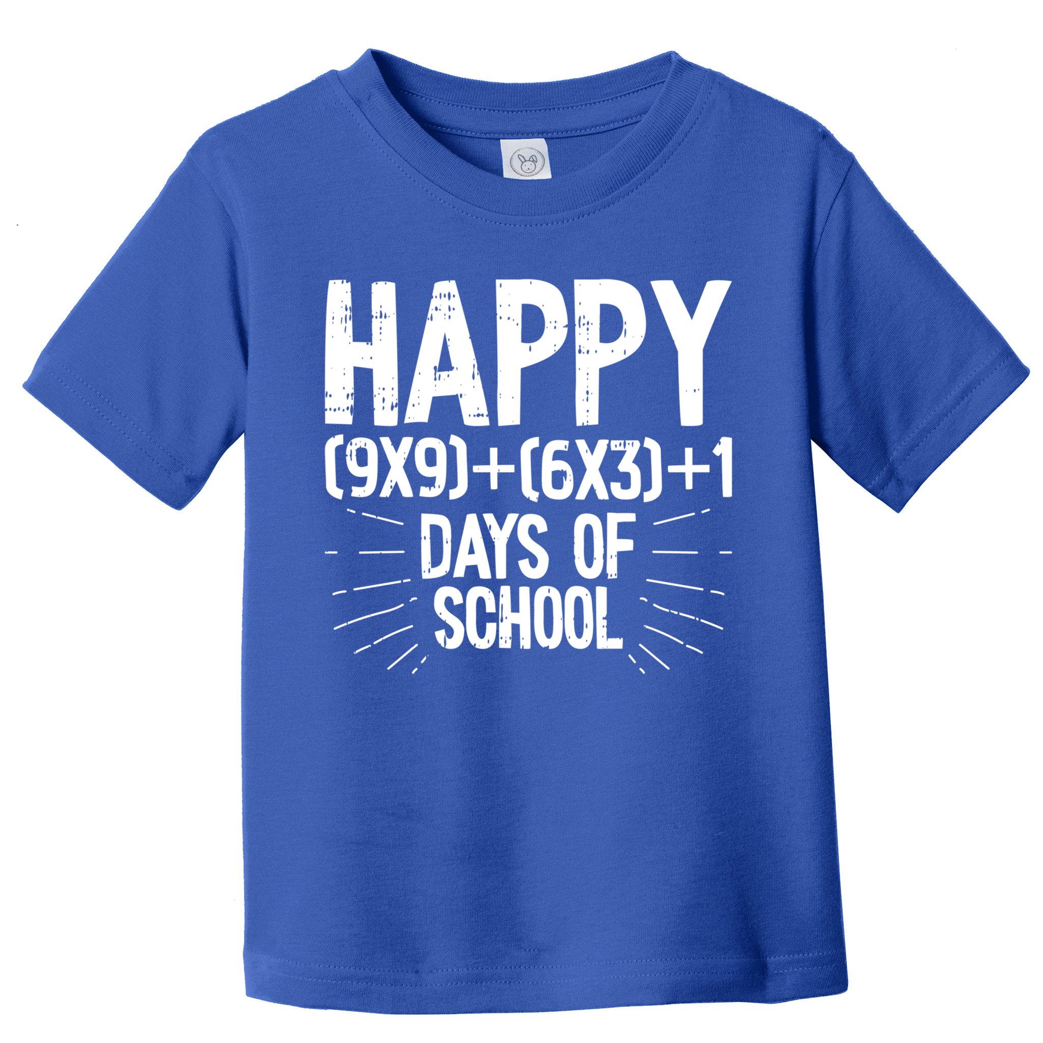 Happy 100 Days Of School 100th Day Of School Math Equation Gift Toddler T-Shirt