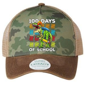 Happy 100th Day of School Teachers 100 Days Legacy Tie Dye Trucker Hat