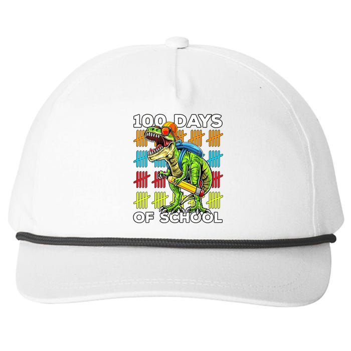 Happy 100th Day of School Teachers 100 Days Snapback Five-Panel Rope Hat