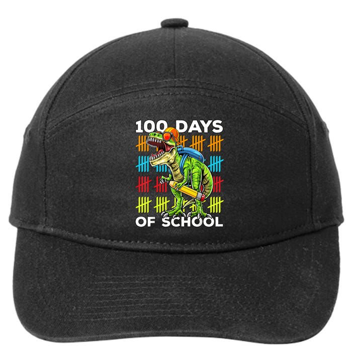 Happy 100th Day of School Teachers 100 Days 7-Panel Snapback Hat