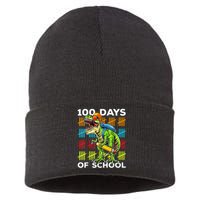 Happy 100th Day of School Teachers 100 Days Sustainable Knit Beanie