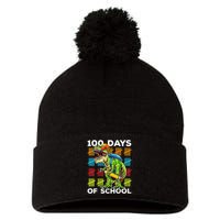 Happy 100th Day of School Teachers 100 Days Pom Pom 12in Knit Beanie