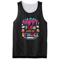 Happy 100th Day Of School 100 Days Of School Teacher Student Mesh Reversible Basketball Jersey Tank