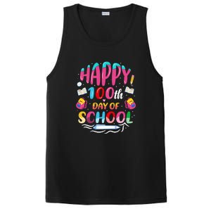 Happy 100th Day Of School 100 Days Of School Teacher Student PosiCharge Competitor Tank