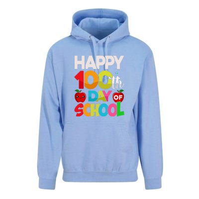 Happy 100th Day Of School 100 Days Of School Teacher Student Unisex Surf Hoodie