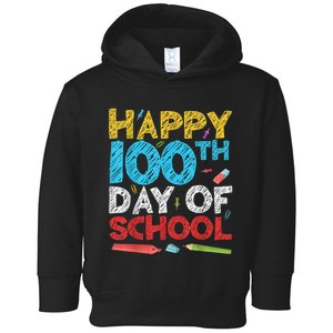 Happy 100th Day Of School  Toddler Hoodie