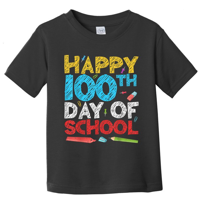 Happy 100th Day Of School  Toddler T-Shirt