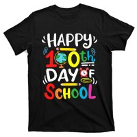 Happy 100th Day Of School 100 Days Of School Teacher Student T-Shirt